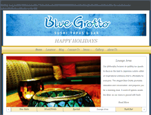 Tablet Screenshot of bluegrottotapas.com